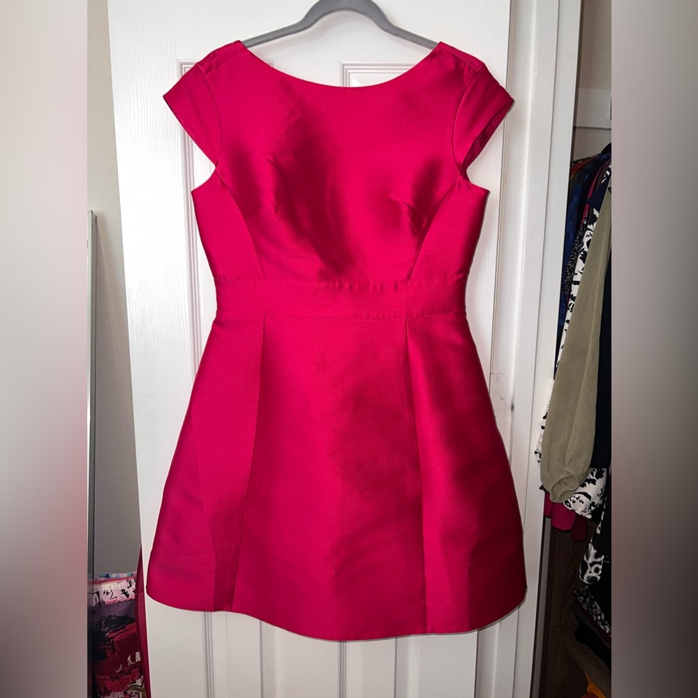 Kate Spade Pink Backless Mini Dress in Full Bloom, Size 8, NWT